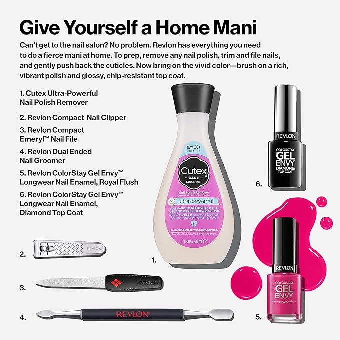 Revlon Compact Nail Clipper | Silver | Pack of 2