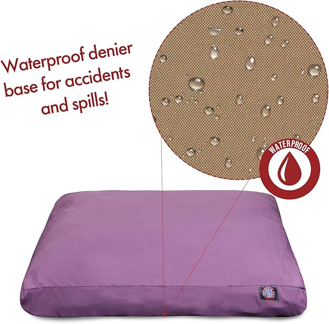 Majestic Pet Solid Lilac X-Large Rectangle Bed
