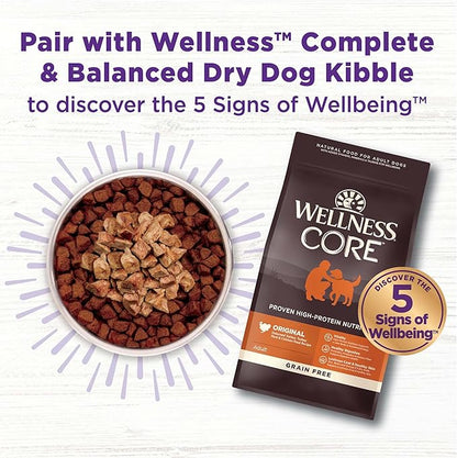 Wellness Bowl Boosters Bare,Dog Food Topper for Small,Medium,& Large Breeds,Grain Free,Natural,Freeze Dried,Turkey,4 Ounce Bag,(Pack of 2)
