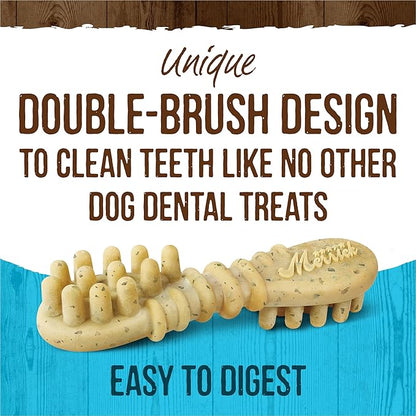 Merrick Fresh Kisses Dental Chews Infused With Real Mint, Medium Dog Chews for Dogs 25-50 lbs, 1.88 lb Box