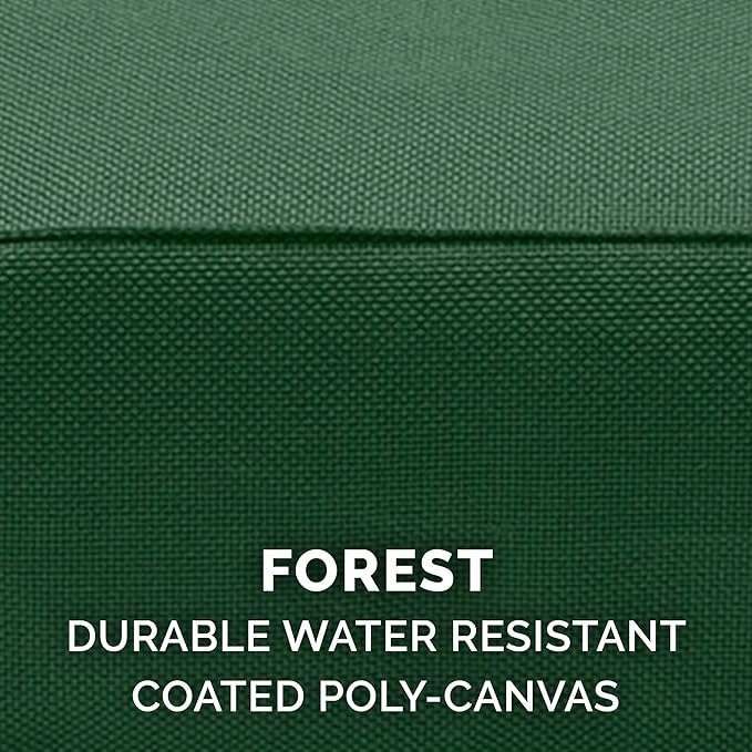 Furhaven Replacement Dog Bed Cover Water-Resistant Indoor/Outdoor Logo Print Oxford Polycanvas Mattress, Washable - Forest, Medium (Pack of 2)