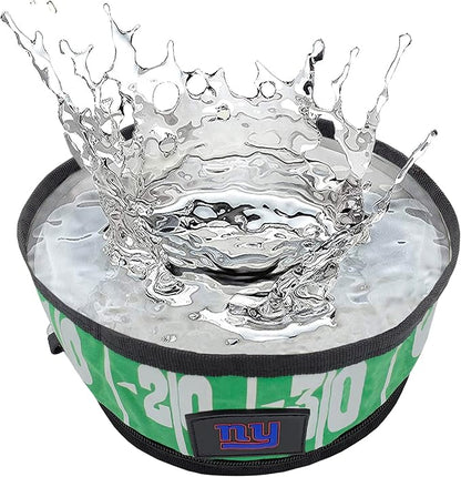 Pets First NFL Collapsible Pet Bowl
