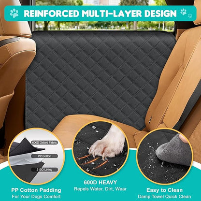 Dog Car Door Protector, 2 Pack Oversized Thickened Door Protectors for Dogs and Pets, Scratch-Resistant, Waterproof, Stain-Resistant Door Covers for Large SUV/Truck/, XL Size