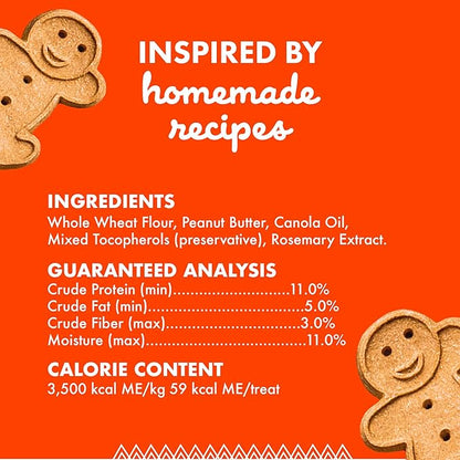 Buddy Biscuits Crunchy Dog Treats, Peanut Butter, 16 oz. Box