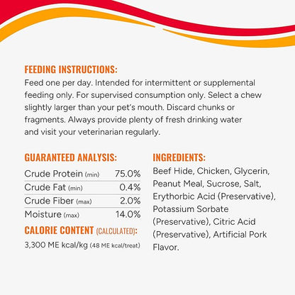 Good'n'Fun Triple Flavor Rawhide Chips with Real Chicken