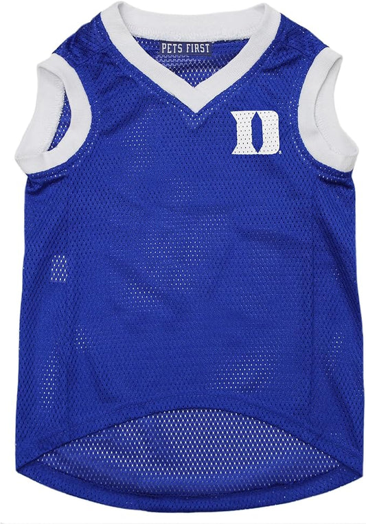 Pets First NCAA Basketball Pet Jersey Duke Blue Devils Dog Jersey, Small