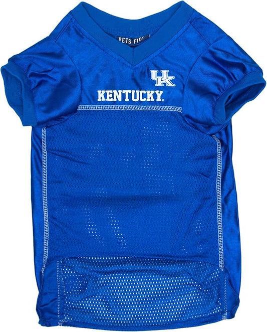 Pets First NCAA College Kentucky Wildcats Mesh Jersey for Dogs & Cats, X-Large. Licensed Dog Jersey with Your Favorite Football/Basketball College Team