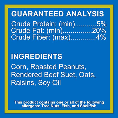 C&S Woodpecker Suet Nuggets Single Packs, 27 oz, None (Pack of 2)
