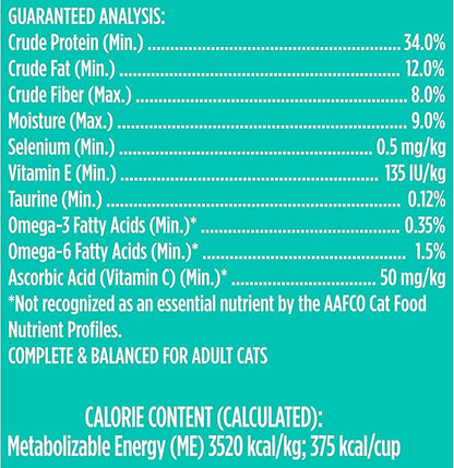 Nutrish Indoor Complete Dry Cat Food, Chicken, Lentils & Salmon Recipe (Rachael Ray), 3 lb. Bag