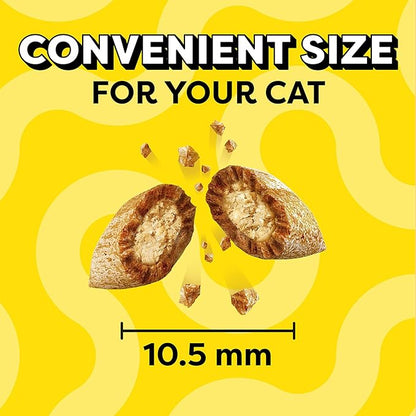 Temptations Cat Treats, Classic Crunchy and Soft Cat Treats, Shrimpy Shrimp Flavor, 3 oz. Pouch (Pack of 12)
