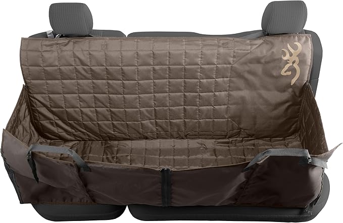 Browning Pet Hammock Backseat Cover, Durable Backseat Protection, Elk/Field Khaki
