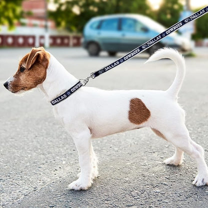 Pets First NFL Dallas Cowboys Licensed PET COLLAR, Small - Heavy-Duty, Strong, and Durable Dog Collar. Available in 31 Football Teams and 4 Sizes