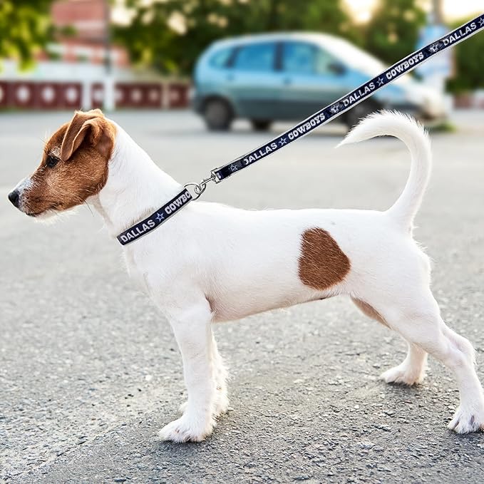 Pets First NFL Dallas Cowboys Licensed PET COLLAR, Medium - Heavy-Duty, Strong, and Durable Dog Collar. Available in 31 Football Teams and 4 Sizes