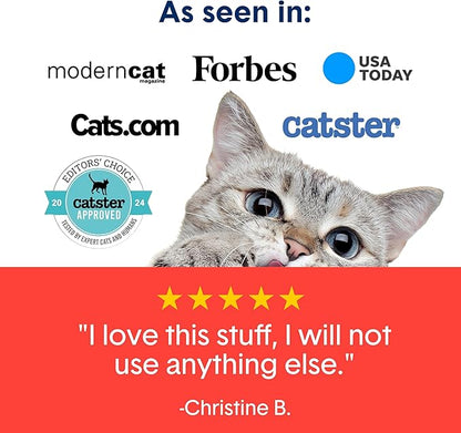 Boxie® Extra Strength 35 Day Odor Control Clumping Clay Cat & Kitty Litter 16lb, 99.9% Dust-Free, Probiotic Formula, Long-Lasting, Veterinarian Approved, Easy Scooping for Multi-Cat Homes