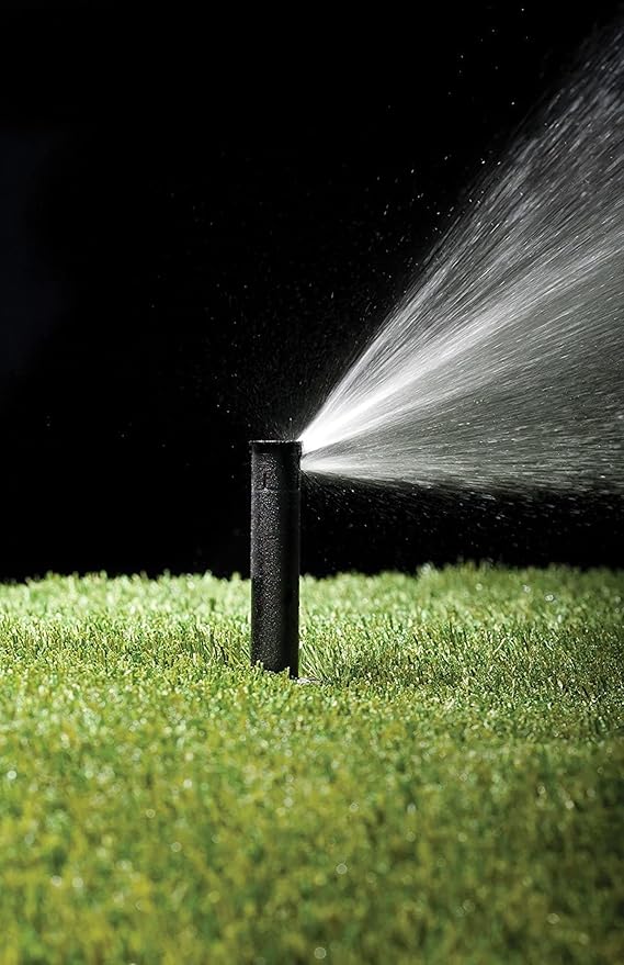 Rain Bird 1804QDSP25 Pressure Regulating (PRS) Professional Dual Spray Pop-Up Sprinkler, 90° Quarter Circle Pattern, 8' - 15' Spray Distance, 4" Pop-up Height