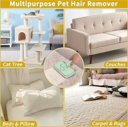 Rundik Pet Hair Remover – Reusable Lint Remover for Dog and Cat Hair Electrostatic Lint Brush Magic Pet Hair Removal Tool for Clothes, Couch, Carpet, Car, Rugs, Bedding, Fabric Furniture