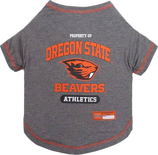 Pets First Collegiate OREGON STATE BEAVERS Dog T-Shirt, Large. - Licensed Shirt for Pets Team Colored with Team Logos.- Premium Stretchable Materials for the Comfrot of your Dog & Cat.