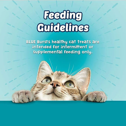 Blue Buffalo Bursts Crunchy Cat Treats, Seafood 2-oz Bag (6 Pack)