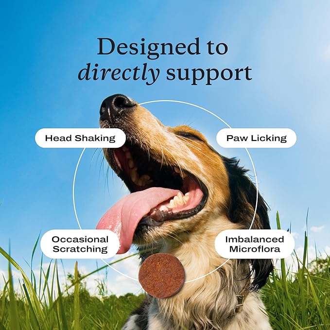 PetLab Co. Allergy & Immune Probiotics for Dogs, Support Seasonal Allergies, Gut & Digestive Health - Pork Flavor - 30 Soft Chews - Pack of 3