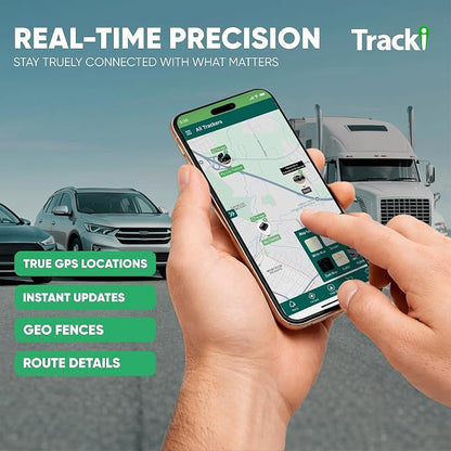 Tracki Pro GPS Tracker for Vehicles, Subscription Required, Cancel Anytime – Track Cars & Assets for Months – Hidden GPS Tracker for Car (Tracker + 2Y Subs.)