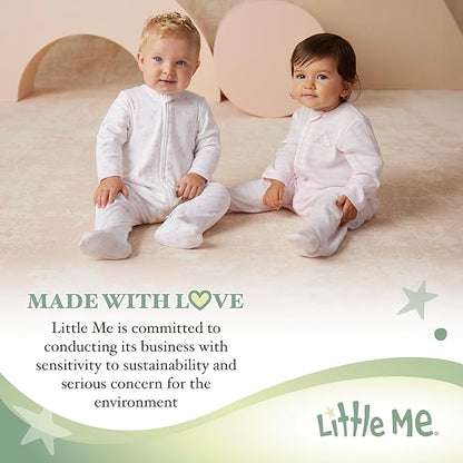 Little Me Blankets for Baby Girls' Watercolor Swaddling Receiving Blanket, 30 x 27 Inches