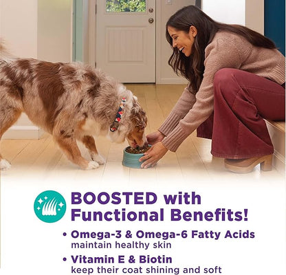 Wellness Bowl Boosters, Dog Food Topper for Small, Medium, & Large Breeds, Grain Free, Natural, Freeze Dried, Skin & Coat Health Chicken, 4 Ounce Bag (Pack of 1)