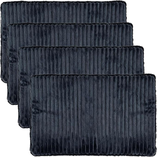 Self-Warming Cat Bed Pad, 4-Pack 22 * 16 inch Self-Heating Cat Bed Mat Thermal Blanket for Indoor Cats & Dogs