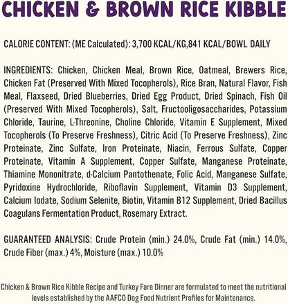 On The Go Dog Food, Turkey Fare Dinner - 7.5 oz Trays (6 Count), Made in The USA with Real Turkey