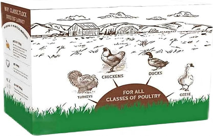 Classic Flock 10lb Dried Black Soldier Fly Larvae Chicken Feed,100% Natural Non-GMO BSF Larvae,More Calcium Than Mealworms,High Protein Chickens Treats, Food for Wild Birds, Ducks, Laying Hens