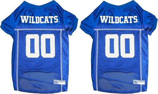 NCAA College University of Kentucky Wildcats Mesh Jersey for Dogs & Cats, Small. Licensed Big Dog Jersey with Your Favorite Football/Basketball College Team (Pack of 2)