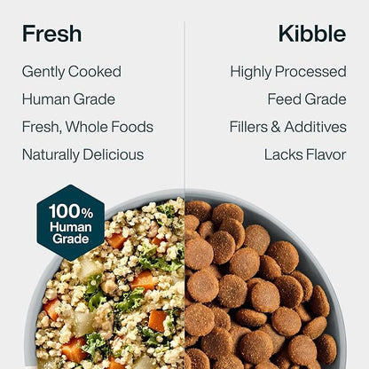 JustFoodForDogs Pantry Fresh Wet Dog Food, Complete Meal or Dog Food Topper, for Joint Health, Skin Health, Allergies, Joint & Skin Support, Pork & Quinoa - 12.5 oz (Pack of 12)