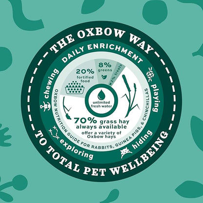 Oxbow Orchard Grass Hay for Small Pets – All-Natural Long Strand Fiber Hay for Rabbits,Guinea Pigs,Chinchillas,and Hamsters – Supports Digestive Health and Enrichment-– 40 oz Bag,(Pack of 2)
