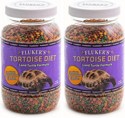 Fluker's Premium Tortoise Diet Small Pellet Food, 7 oz (Pack of 2)