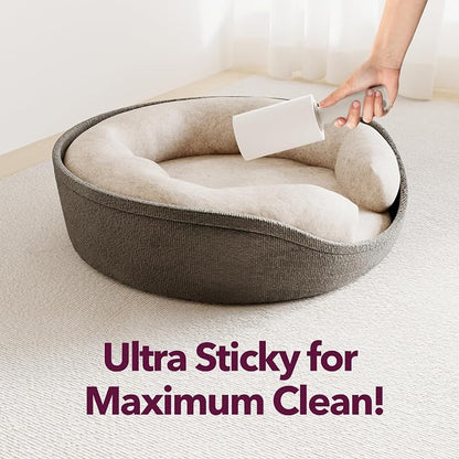 MEIQIHOME Extra Sticky Lint Roller Refills Only, 880 Easy-Tear Sheets for 3.9"-4" Lint Rollers with 1.5" Inner Diameter for Pet Hair Removal on Clothes, Furniture, and Carpets