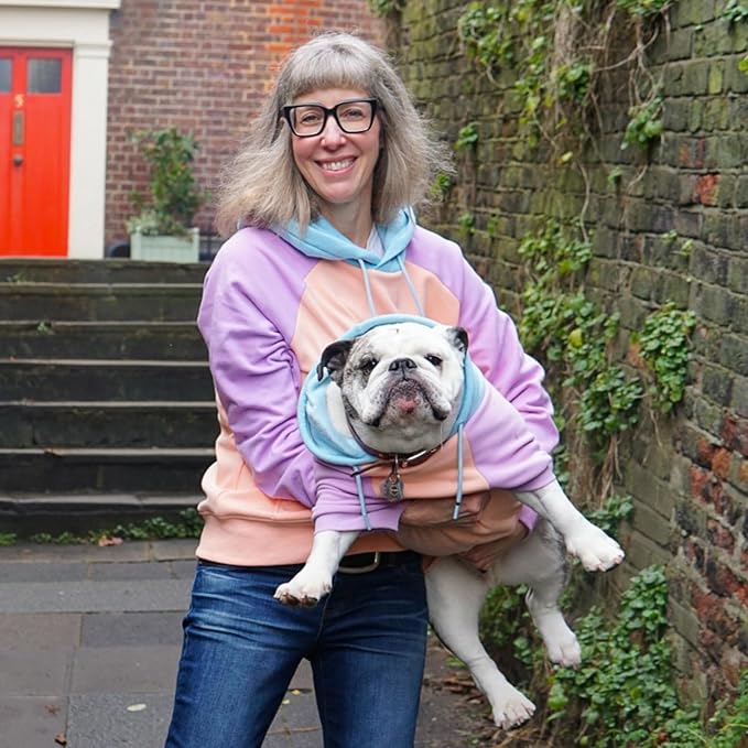 Spark Paws Human Hoodie - Premium Quality, Buttery Soft, Superior Comfort and Fit, Calming Fleece Interior, Suitable for All Styles - Cotton Candy - S