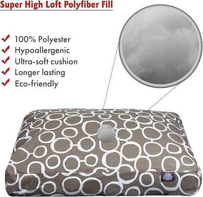 Majestic Pet Fusion Mocha Small Rectangle Pet Bed
