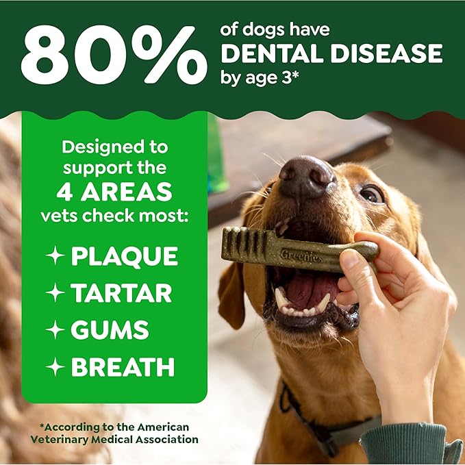 Greenies Veterinarian-Recommended Natural Dental Dog Treats, Dental Chews for Dogs, Regular Size, Variety, 12 oz, 36 Count (Pack of 2)