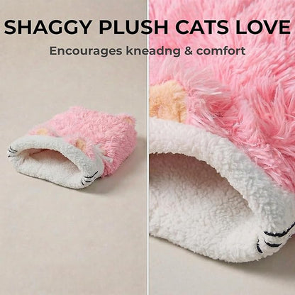 Dollie & Freddie Cat Sack Bed – Cozy Self-Warming Cat Sleeping Bag for Indoor Cats, 2-in-1 Burrow or Lounge Design, Soft Burrow Bed with Wide Opening, Fluffy Bed for Cats