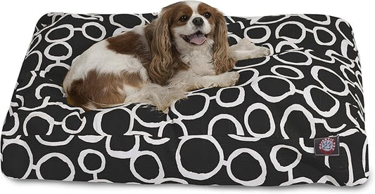 Majestic Pet Fusion Black Large Rectangle Pet Bed