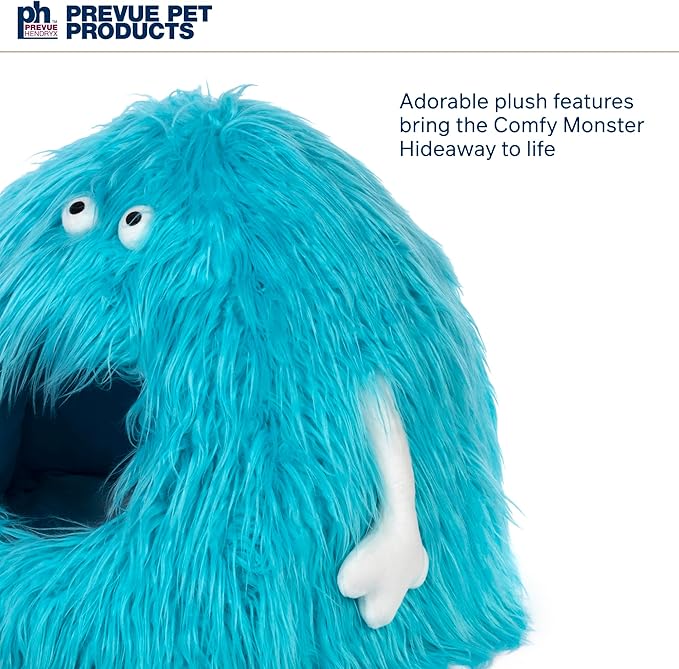Prevue Pet Products Comfy Monster Cat and Dog Hideaway Bed 7604