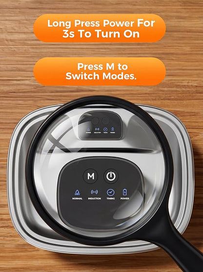 Water Fountain for Dogs Cats Stainless Steel 10L/2.64Gal Wireless Smart Automatic Water Dispenser Cordless Quiet Bowl Multi-Filtered Multi-Pet Home Outdoor -Wireless Black&1Filters