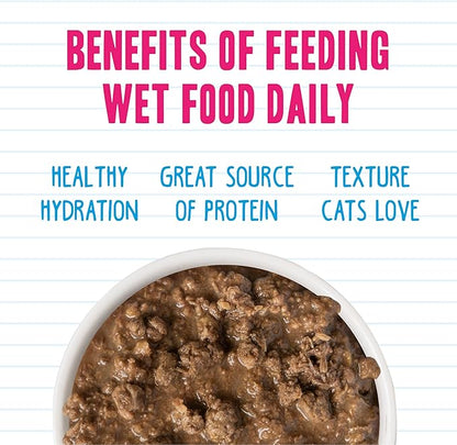 Weruva BFF Minced Natural Wet Cat Food, Batch O Besties Variety Pack, 3oz Can, Pack of 12