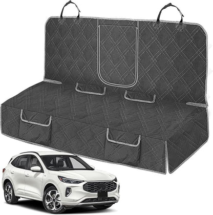 Dog Car Seat Cover Compatible with Ford Escape 2013-2025, Waterproof Pet Bench Seat Cover for Back Seat, 600D Heavy Duty Scratch Proof Nonslip Truck Seat Covers for Dogs