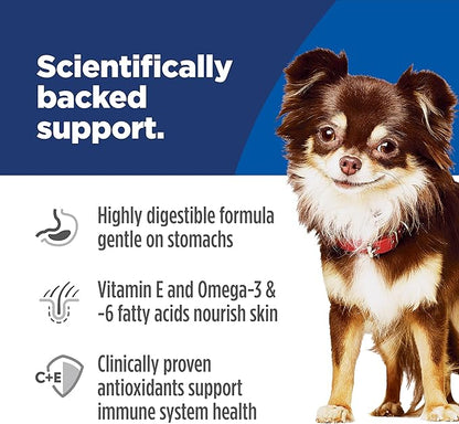 Hill's Science Diet Adult Sensitive Stomach & Skin Small & Mini Dry Dog Food, Chicken, 4 lb. Bag (Updated Formula)