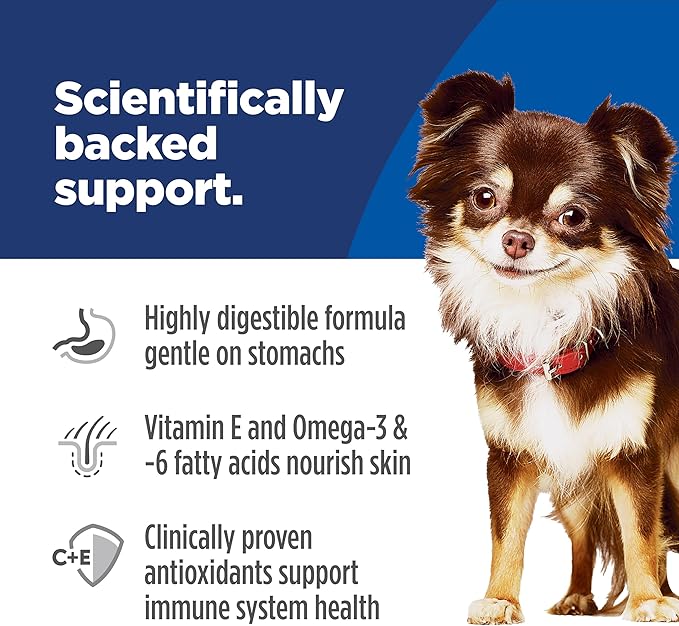 Hill's Science Diet Adult Sensitive Stomach & Skin Small & Mini Dry Dog Food, Chicken, 15 lb. Bag (Updated Formula)