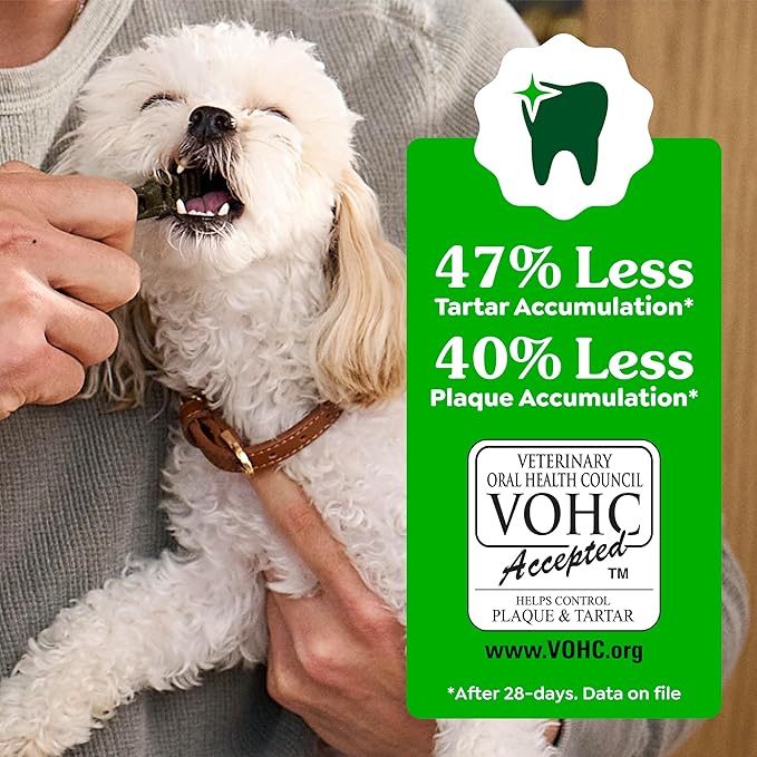 Greenies Veterinarian-Recommended Adult Natural Dental Dog Treats Petite Size, Weight Management Dog Dental Chews, 27 oz. Pack, 45 Count