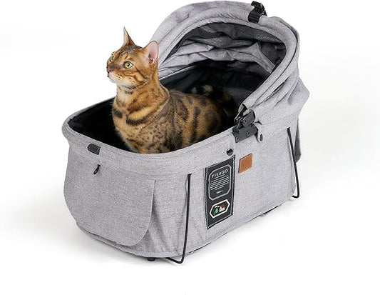 Sway2 Pet Car Seat and Carrier, 2-in-1 Booster Seat for Small Dogs and Cats
