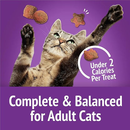 Purina Friskies Cat Treats, Party Mix Gravy-licious Crunch Turkey and Gravy Flavors - (Pack of 6) 6 oz. Pouches
