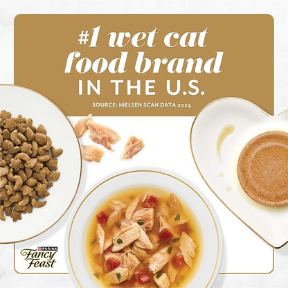 Purina Fancy Feast Petites Tender Beef Entree With Carrots in Gravy Gourmet Wet Cat Food - (Pack of 12) 2.8 oz. Tubs