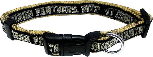 Pets First Collegiate Pet Accessories, Dog Collar, Pittsburgh Panthers, Small
